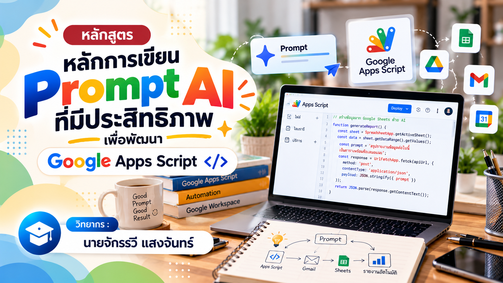 หลักการเขียน Prompt AI ที่มีประสิทธิภาพ เพื่อพัฒนา Google App Script